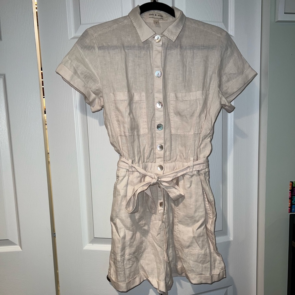 Cloth & Stone Linen Romper